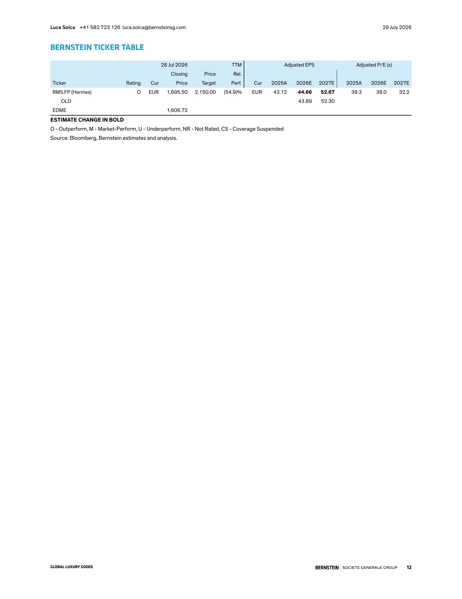 伯恩斯坦-爱马仕国际（RMS.FP）2026年上半年业绩电话会纪要-260729 - 第 12 页