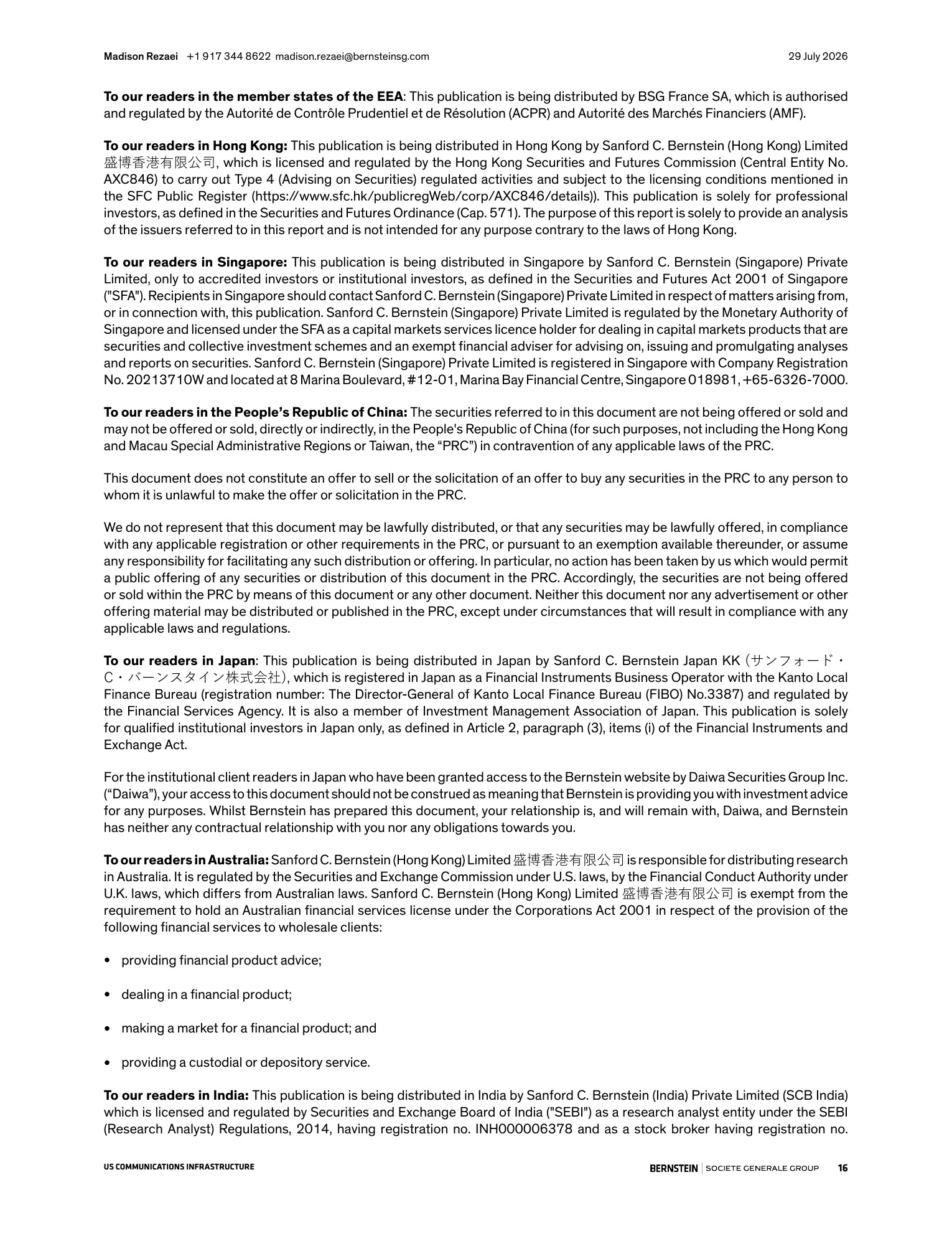 伯恩斯坦-易昆尼克斯（EQIX.US）2026年二季度财报点评：电力能耗指引超预期，亮点十足！-260729 - 第 16 页