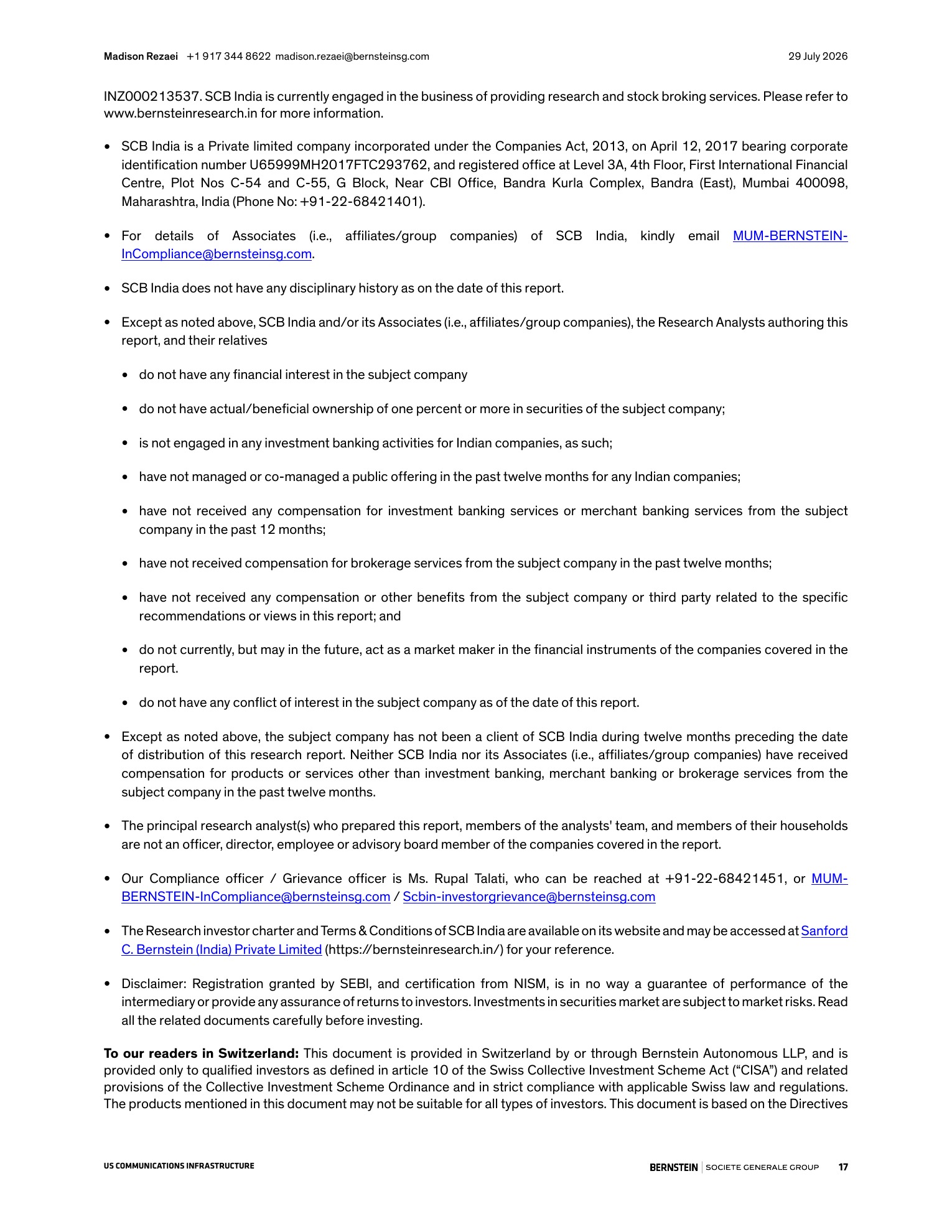 伯恩斯坦-易昆尼克斯（EQIX.US）2026年二季度财报点评：电力能耗指引超预期，亮点十足！-260729 - 第 17 页