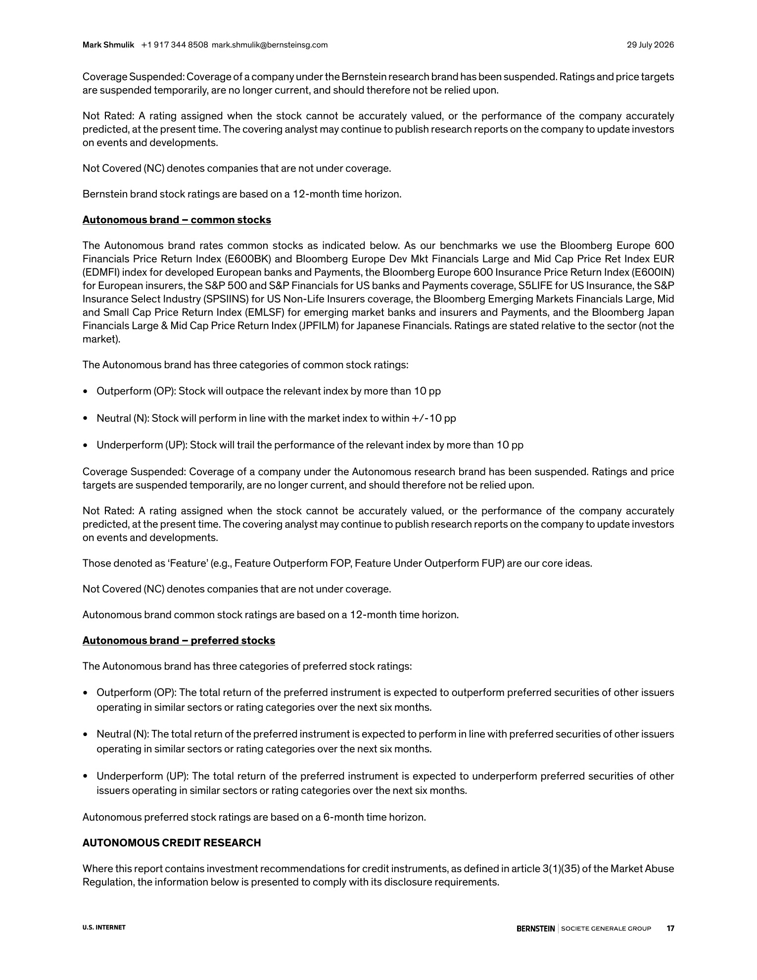 伯恩斯坦-Meta Platforms（META.US）2026年二季度业绩点评：Meta正在规避沦为第二个TikTok的困境-260729 - 第 17 页