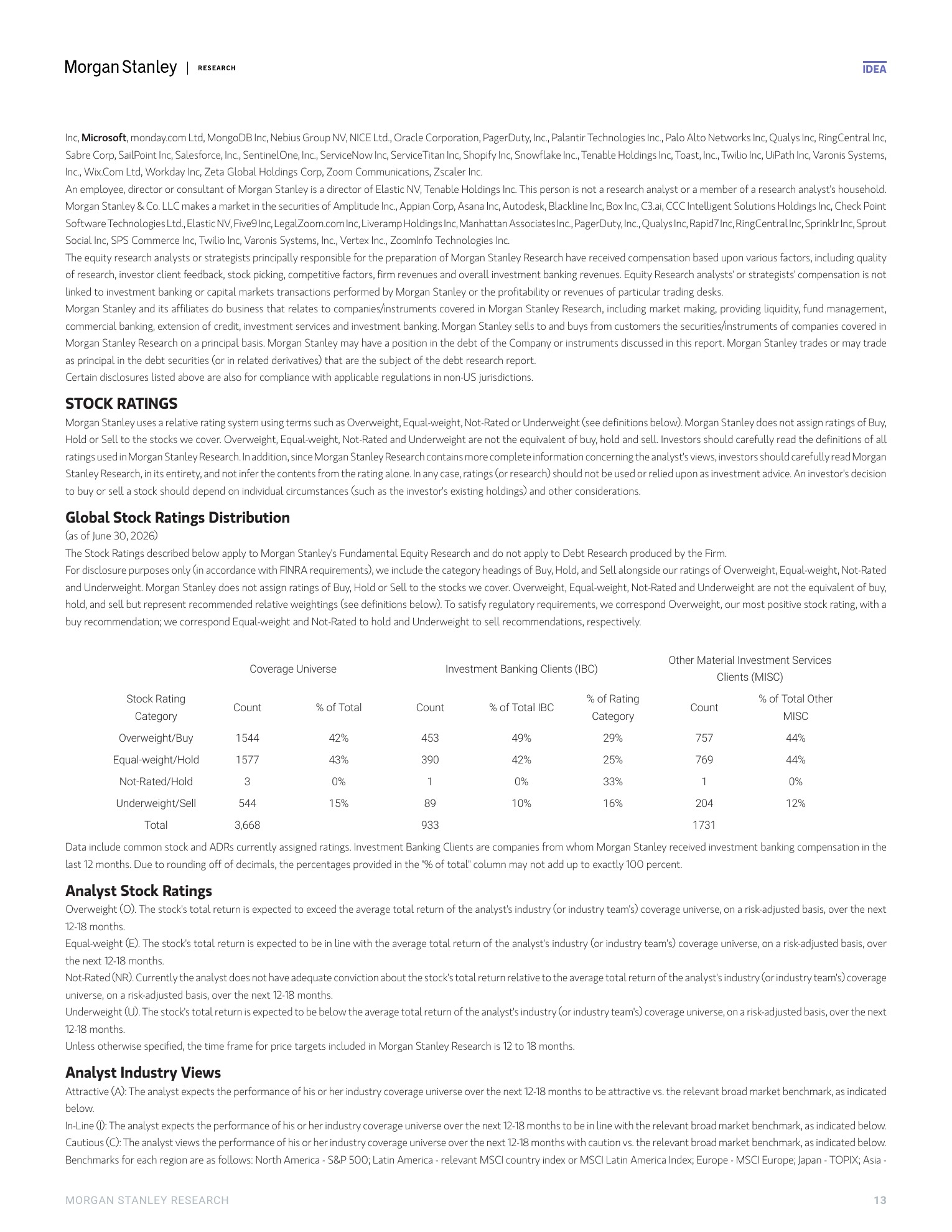 大摩-微软（MSFT.US）2026财年四季报点评：增长逻辑兑现-260730 - 第 13 页