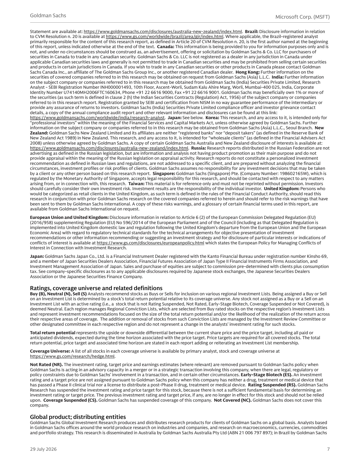 高盛-微软（MSFT.US）2026财年四季报：企业从追逐前沿模型转向布局前沿生态，微软战略地位持续抬升-260729 - 第 7 页